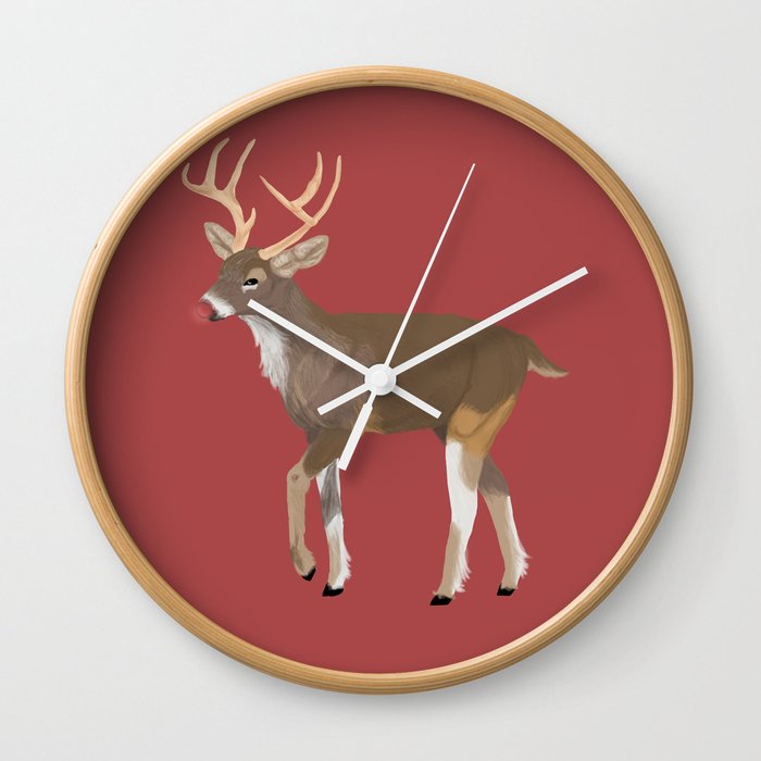Rudolph Wall Clock