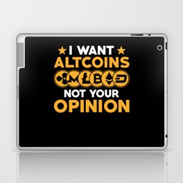 Altcoins Gangster Cryptocurrency Coin Gift Laptop Skin