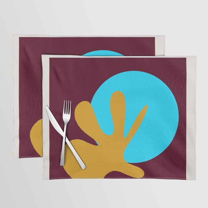 4      Abstract Design  210926 Pattern Minimal Art Henri Matisse Cut Outs Inspired  Placemat