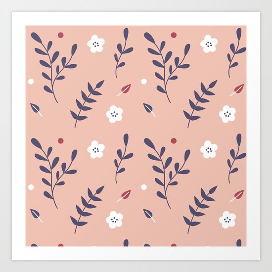 Pink Garden Art Print