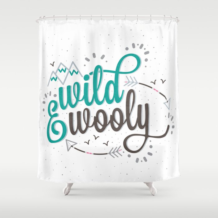 Wild & Wooly I Shower Curtain