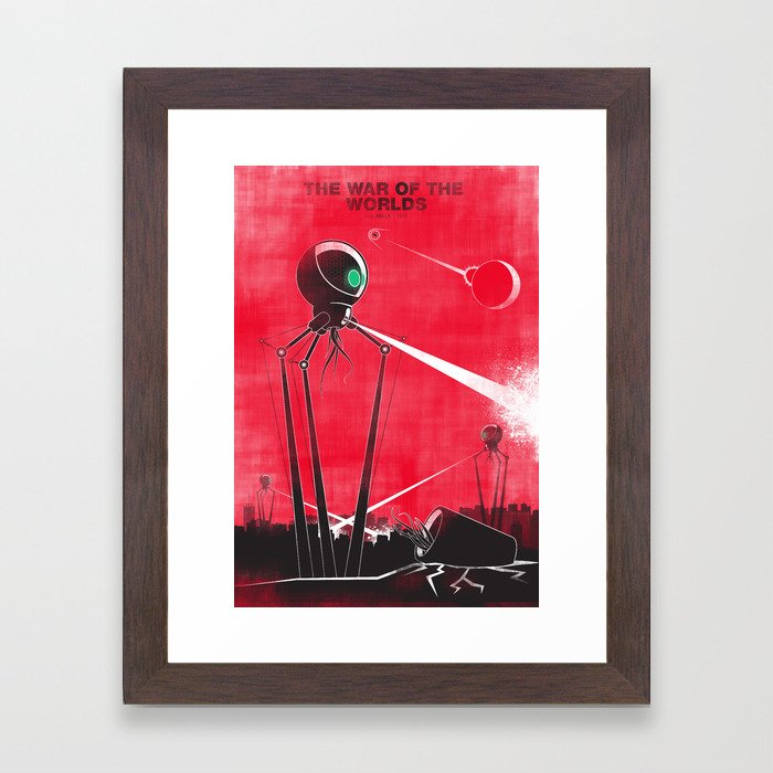 The War Of The Worlds - H G Wells Framed Art Print