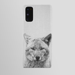 Coyote - Black & White Android Case