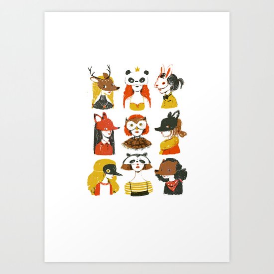 The Masquerade Art Print
