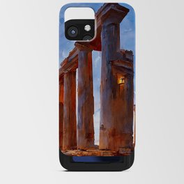 The Temple of Poseidon iPhone Card Case