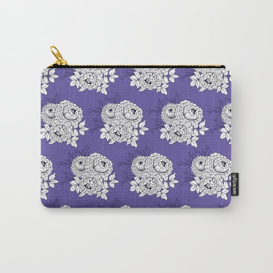 Rose bouquets floral pattern Carry-All Pouch