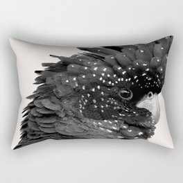 Black Billie Rectangular Pillow