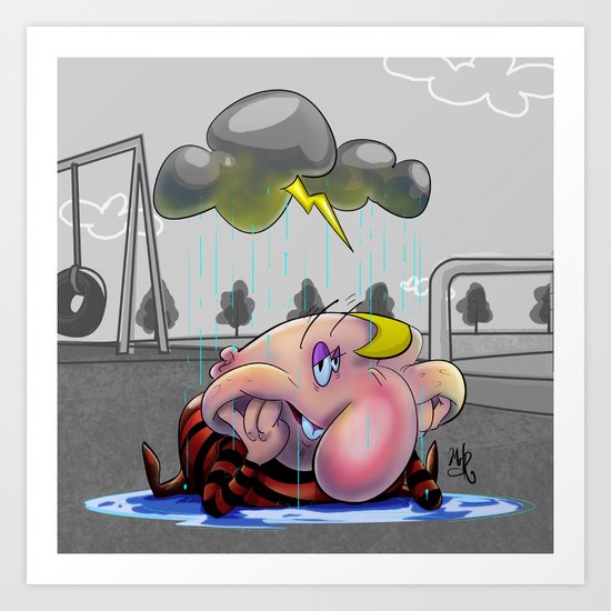 Why so glum, chum? Art Print