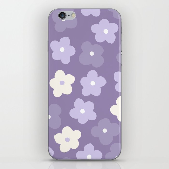 Purple Flowers iPhone Skin