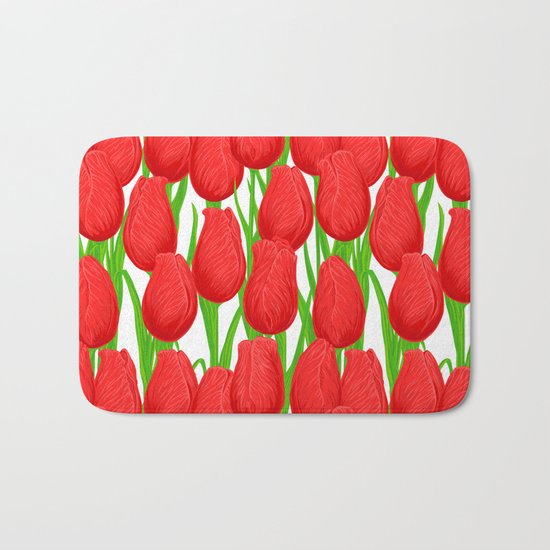 Tulips Bath Mat