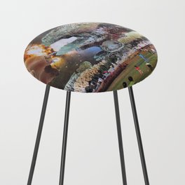 Water Bear Parade Counter Stool