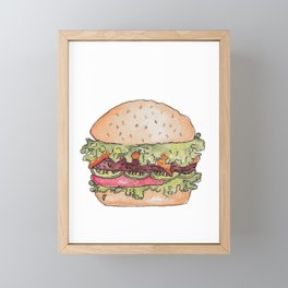 Burger-rific Framed Mini Art Print