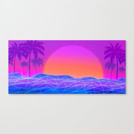 Digital Sunset Canvas Print