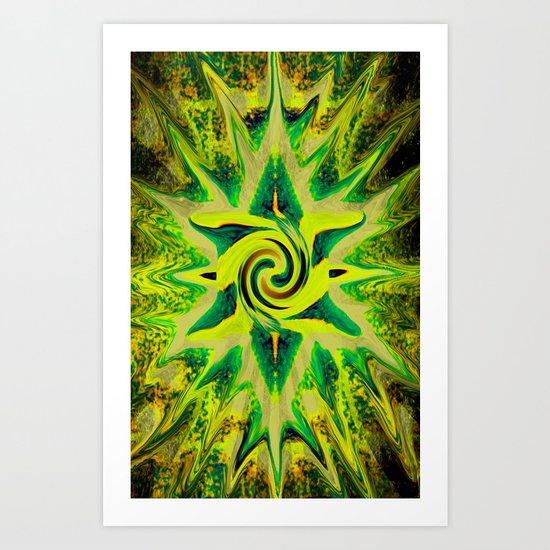 RASTA STAR Art Print