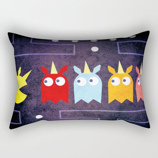 Pac Unicorn Rectangular Pillow