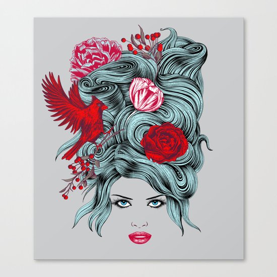 Winter Girl Canvas Print