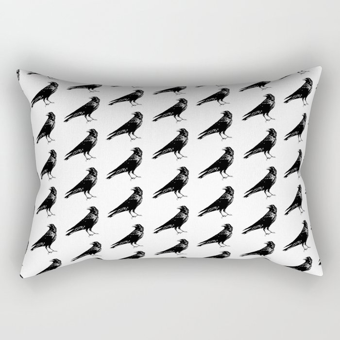 Crows Rectangular Pillow