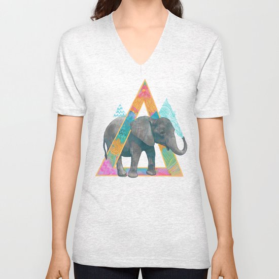 elephant Unisex V-Neck