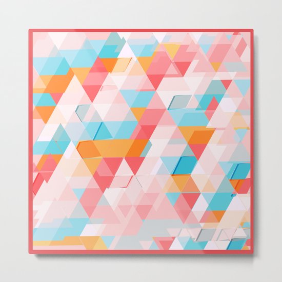 Crumbling triangles Metal Print
