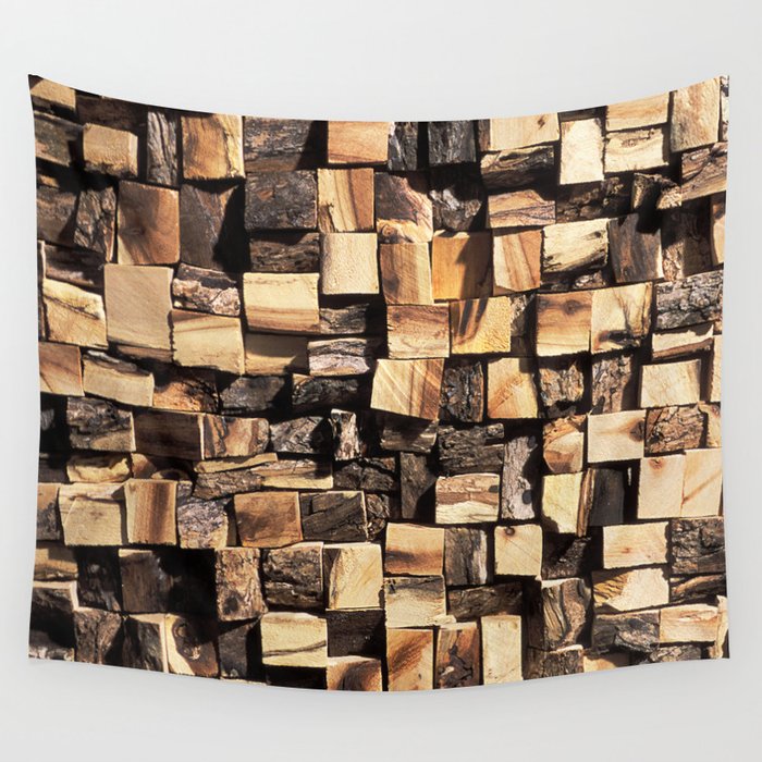 Woodcut Wall Tapestry