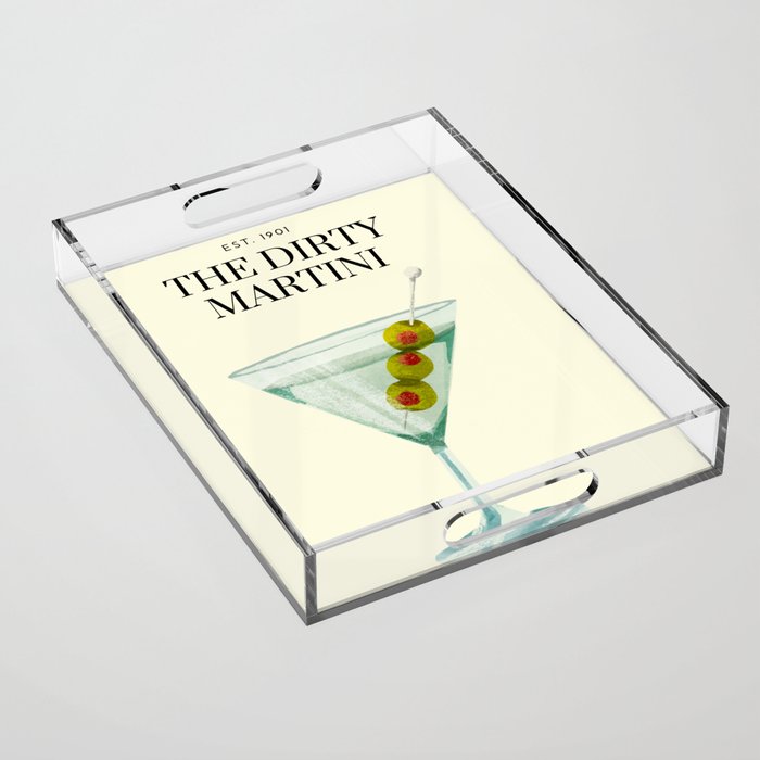 Dirty-Martini Acrylic Tray