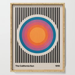 Vintage California Sun Serving Tray