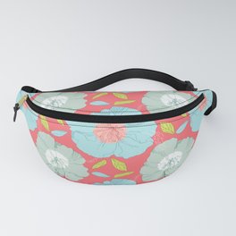 Anemones Blue&Red Fanny Pack