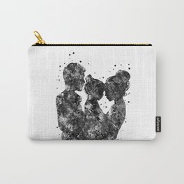 Mother father and daughter Carry-All Pouch
