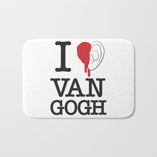 I love Van Gogh Bath Mat