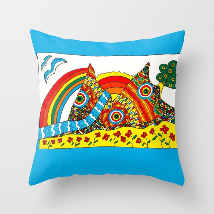 In my perfect world Throw Pillow