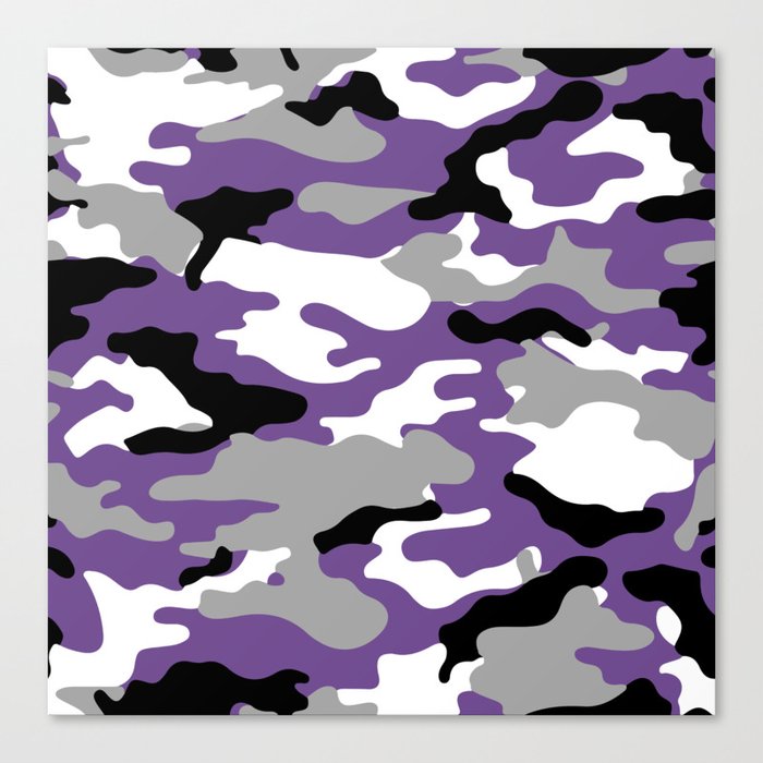 Military Camo - Violet Leinwanddruck Military Camo - Violet Leinwanddruck