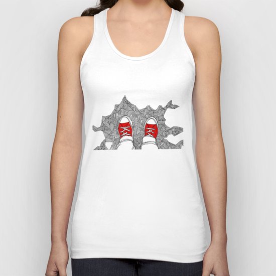Selfie. Doodle. Unisex Tank Top