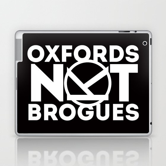 Oxfords Not Brogues Laptop & iPad Skin