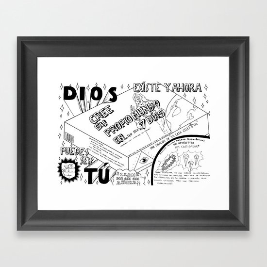 Oh my God! Framed Art Print