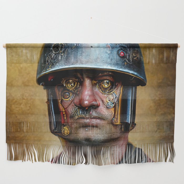 Steampunk Soldier Wall Hanging