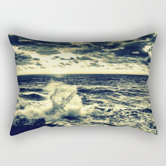water : Crashing Waves Rectangular Pillow