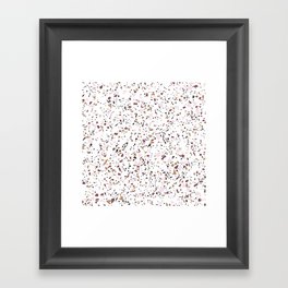 Mlticolor Modern Mid Century Terrazzo Framed Art Print