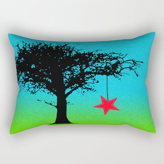 Star in the tree Rectangular Pillow