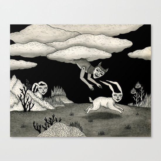 The Abduction Canvas Print