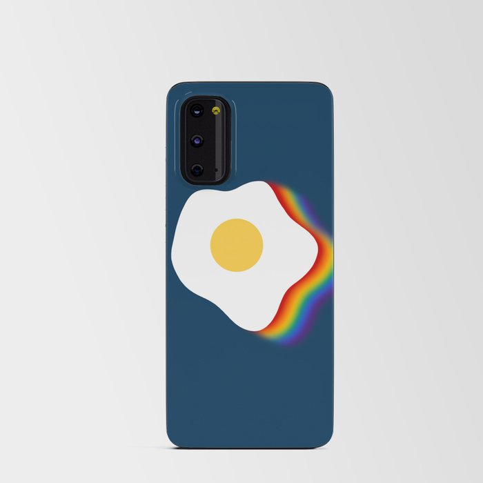 Rainbow fried egg 8 Android Card Case