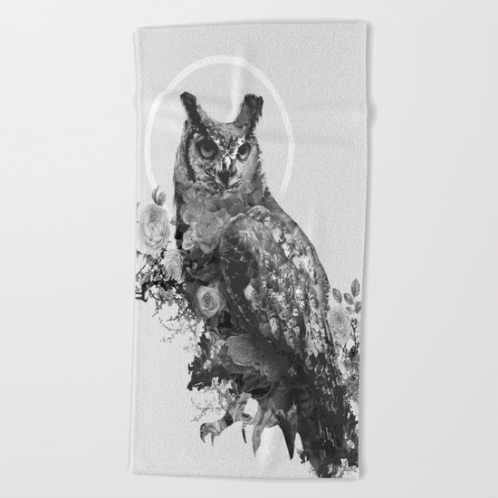 Moon Vertigo Beach Towel