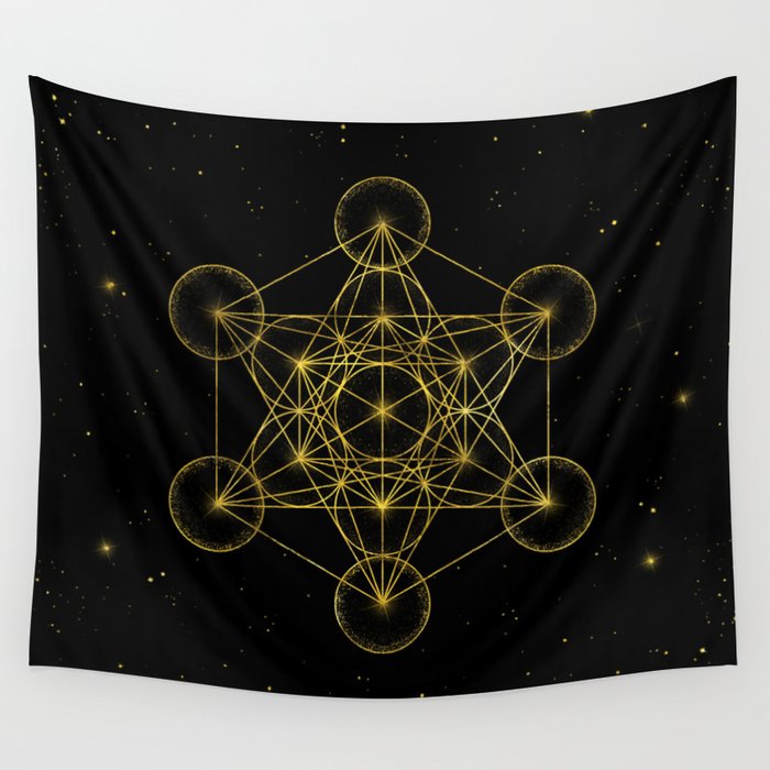 Sacred geometry sales wall tapestry