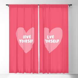 Love Yourself Blackout Curtain