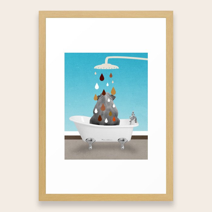 Shower Curtain Framed Art Print By Markashke Society6 Shower Curtain Framed Art Print