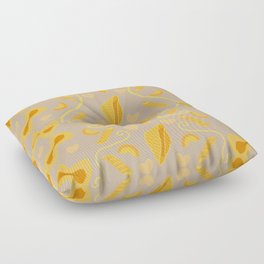 I Love Pasta Pattern Floor Pillow