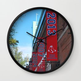 Red Sox - 2013 World Series Champions!  Fenway Park Wall Clock
