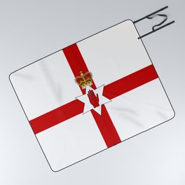 Flag of Ulster Picnic Blanket