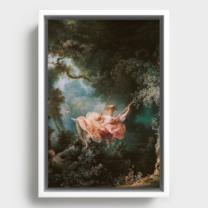 The Swing Framed Canvas