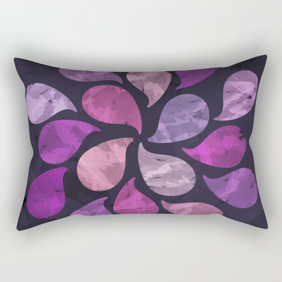 Abstract Water Drops Rectangular Pillow