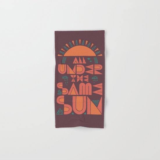All Under the Same Sun Hand & Bath Towel